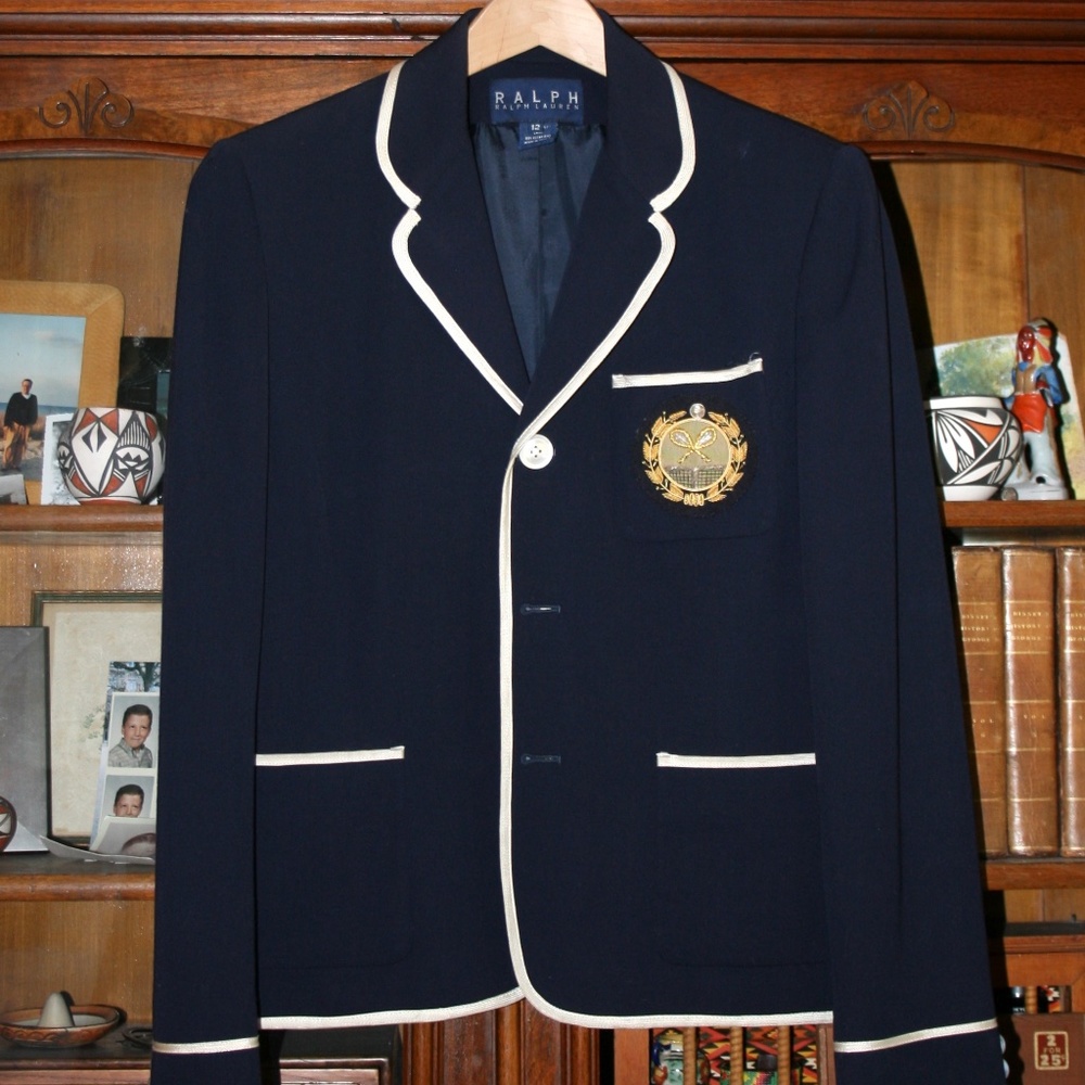 Woman's Ralph Lauren Navy Tennis Blazer
